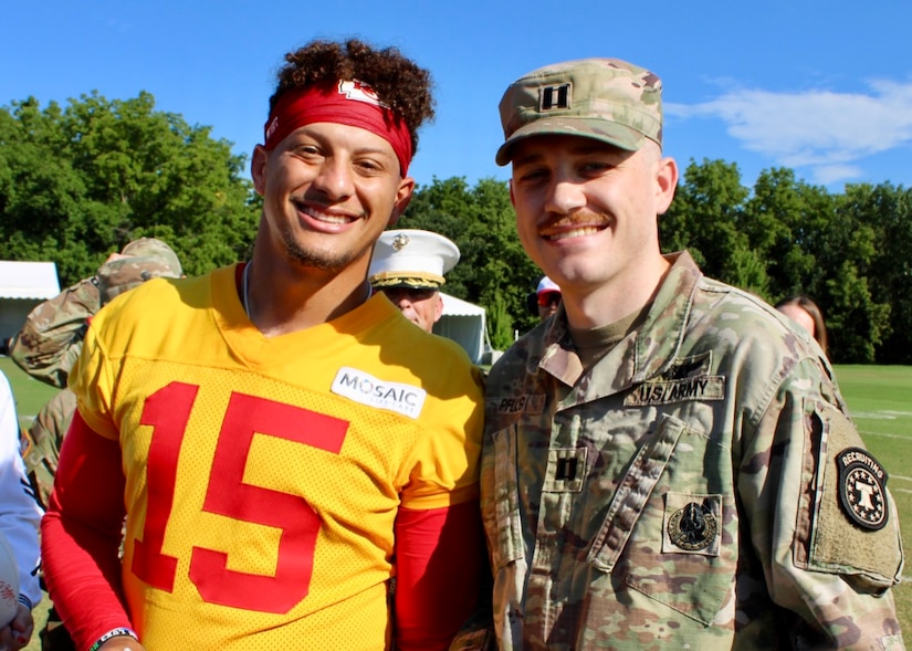 Kansas City Chiefs Military Appreciate Day.