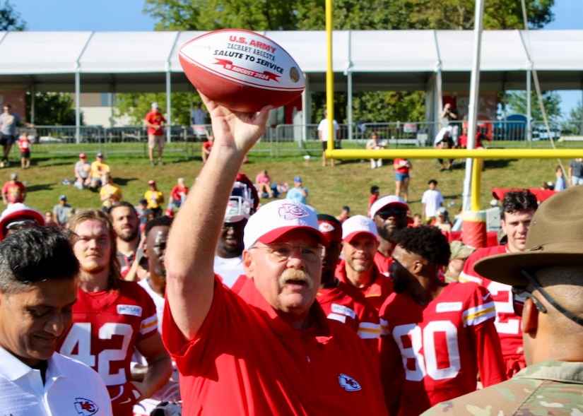 Kansas City Chiefs Military Appreciate Day.