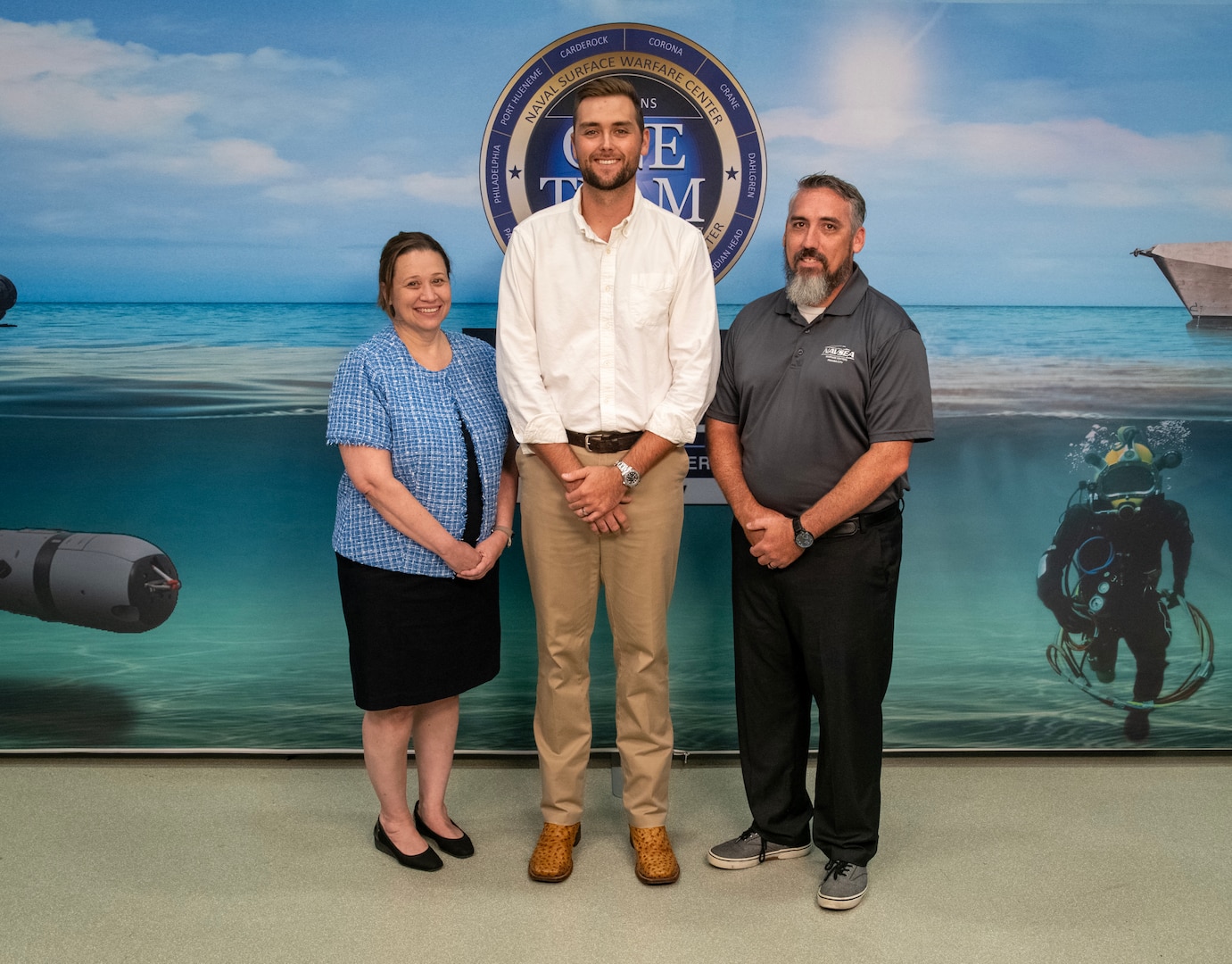 FY23 NAVSEA Excellence in Small Business - STRIDENT Acquisition Team
(left to right) Christine Livingston, Maximillian Moore, and Tommy Bushman. (Not pictured: Tommy Chatman)