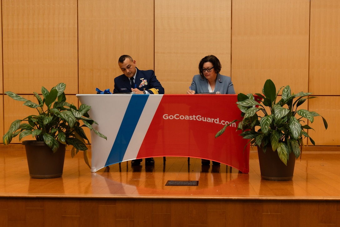 NEW ORLEANS — The Coast Guard announced a landmark Memorandum of Understanding (MOU) with Dillard University, Friday, marking a significant step in expanding active duty recruitment efforts in New Orleans. (U.S. Coast Guard Courtesy Photo by Malachi Casimire)