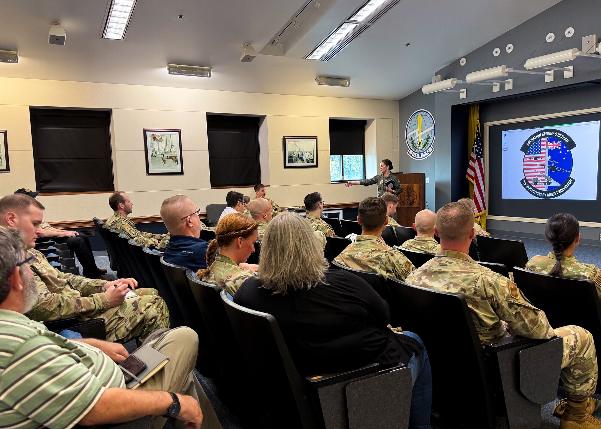 Team McChord Airmen will join forces to become the 7th Expeditionary Airlift Squadron to conduct and execute operational capabilities with joint and coalition allies and partners across the Indo-Pacific Command area of responsibility during Operation KENNY’S RETURN.