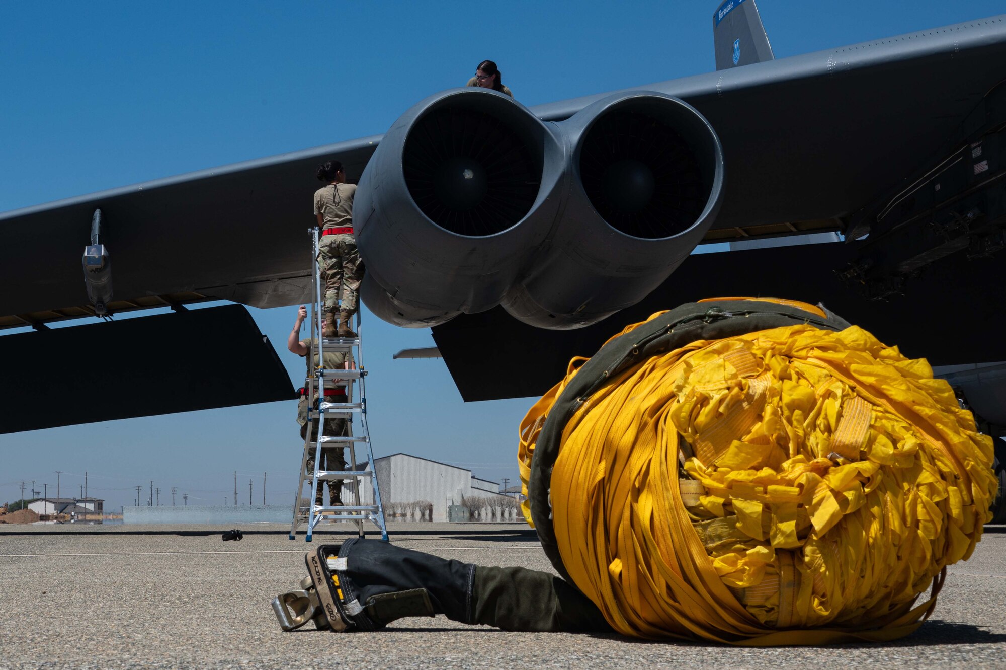 Airmen take part in an agile combat employment exercise