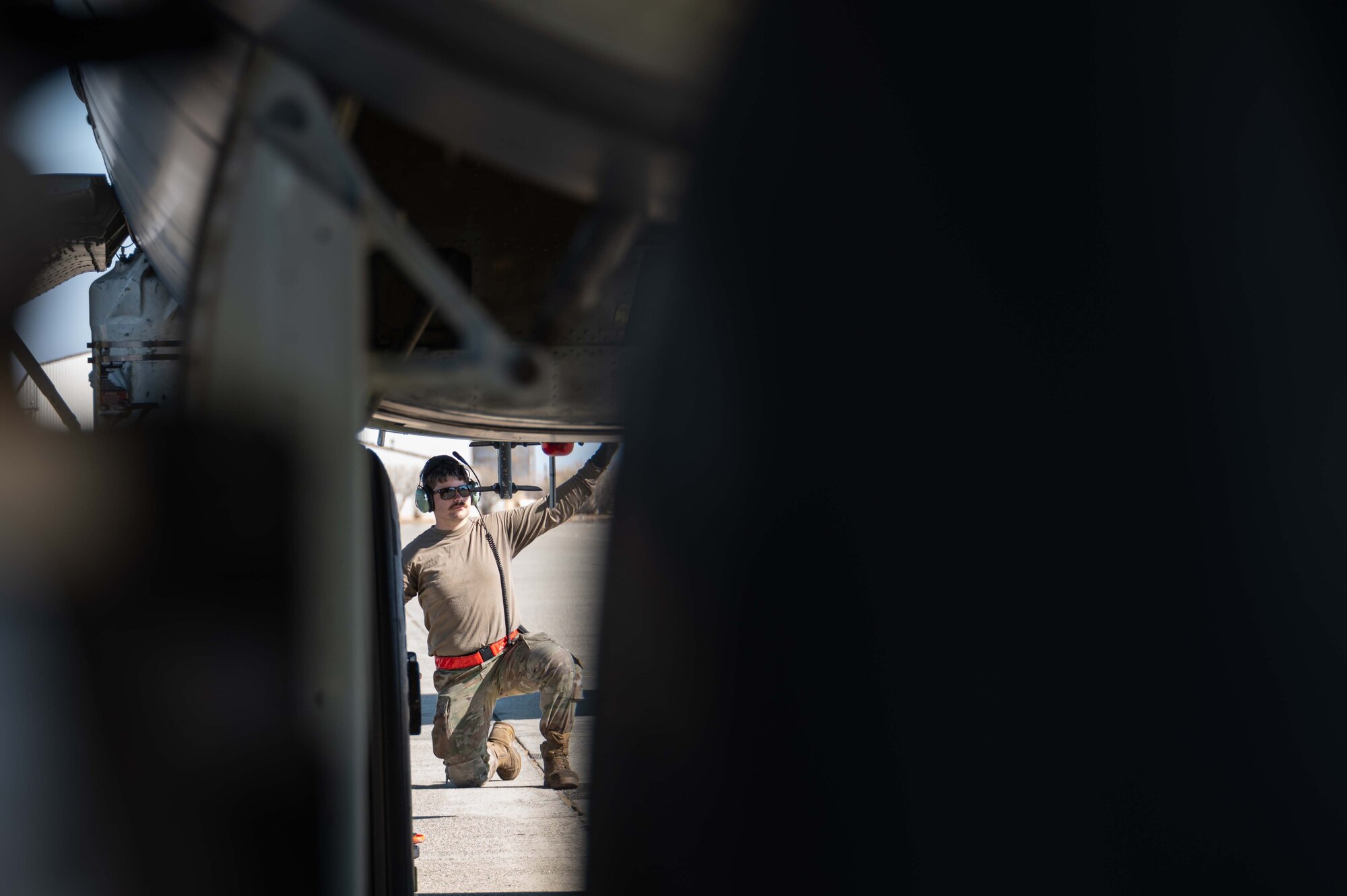 Airmen take part in an agile combat employment exercise