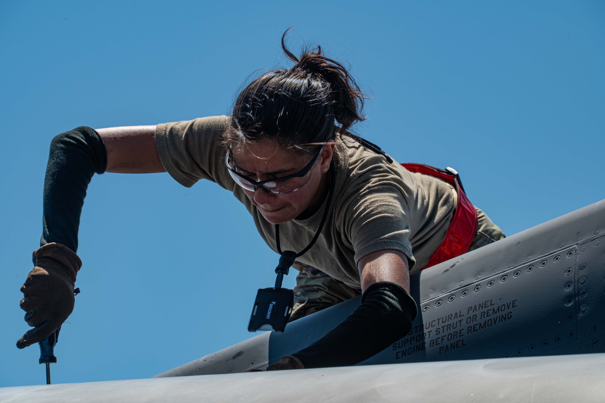 Airmen take part in an agile combat employment exercise