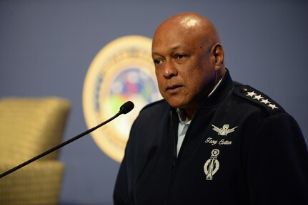 USSTRATCOM Commander Gen. Anthony Cotton welcomed 820 attendees to the 15th annual U.S. Strategic Command Deterrence Symposium Tuesday, Aug. 13, 2024.