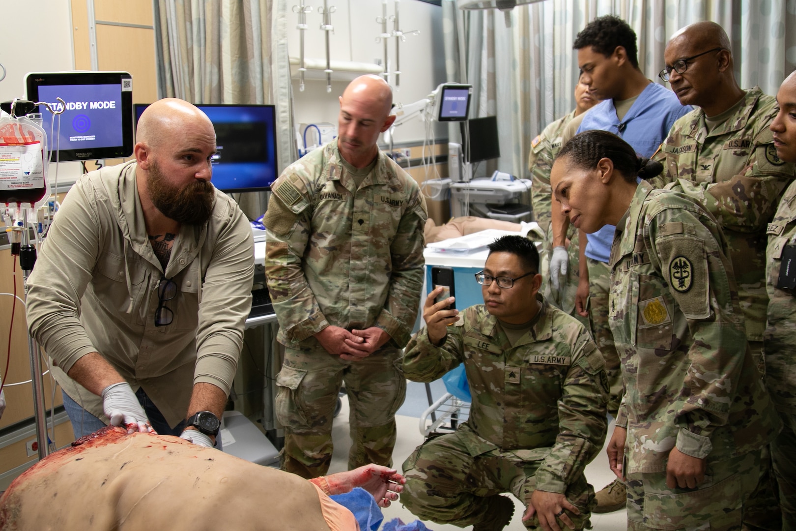 Fort Irwin MEDDAC Command Receive Surgical Training Demonstration