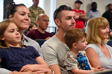 The District of Columbia Army Aviation Command provides spouse orientation flights during family day at Davison Army Airfield, Fort Belvoir, Va., on August 11, 2024. In addition to a capabilities brief presented by the State Aviation Officer and senior leaders, spouses and family members learned more about DCARNG assets to include rotary-wing and fixed-wing operational support airlifts, medical evacuation capabilities, and interagency partnerships.