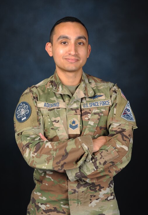  Sgt. Scott Adorno poses for a photo.
