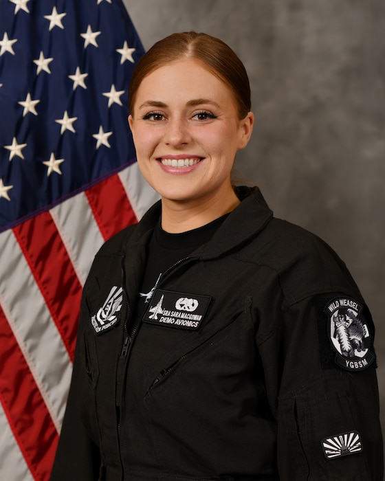Official photo of PACAF Viper Demo Team member