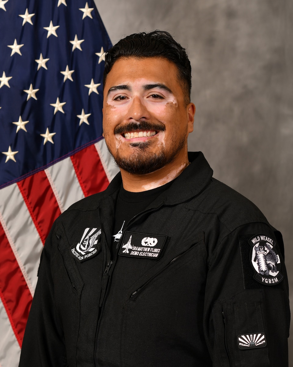 Official photo of PACAF Viper Demo Team member