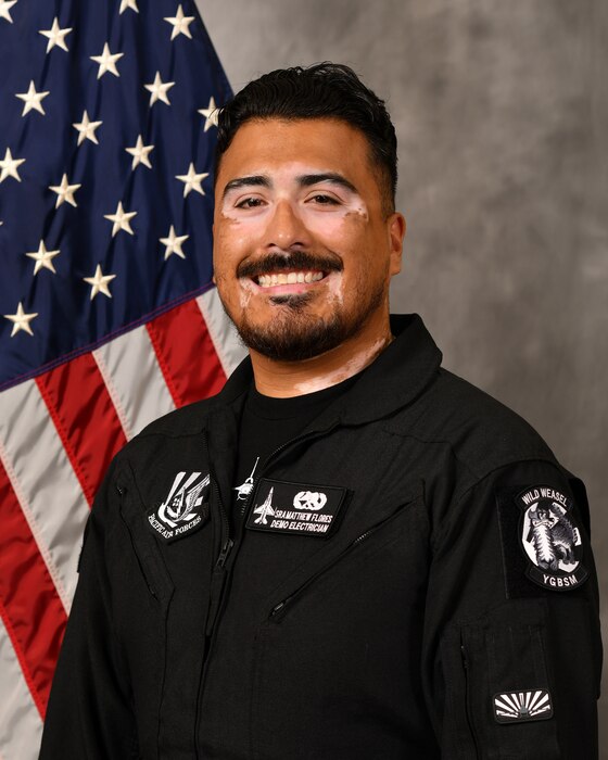 Official photo of PACAF Viper Demo Team member