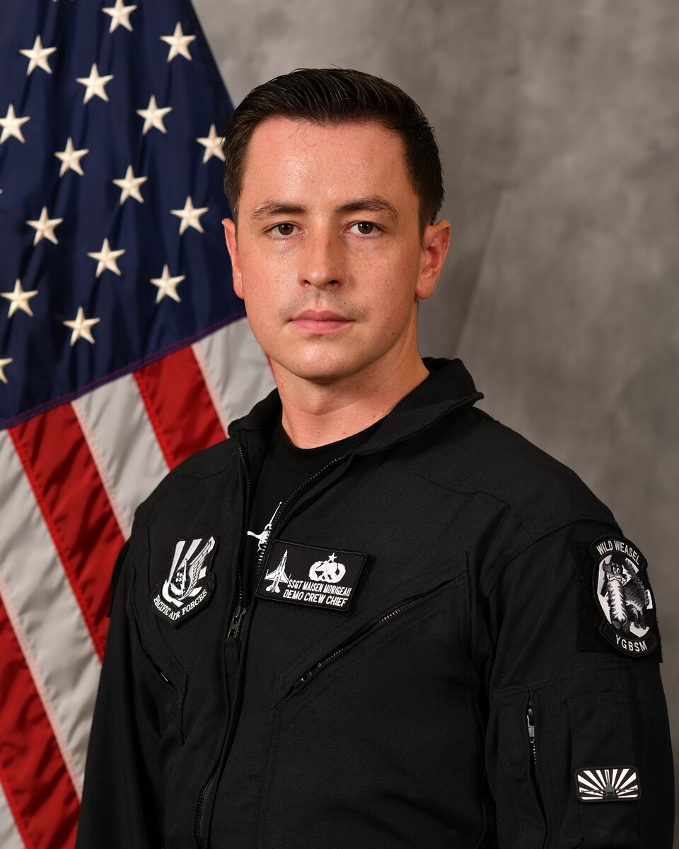 Official photo of PACAF Viper Demo Team member