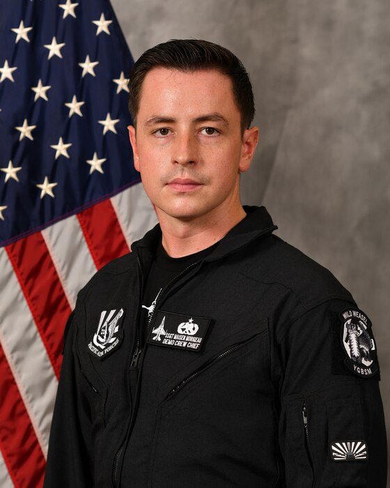 Official photo of PACAF Viper Demo Team member