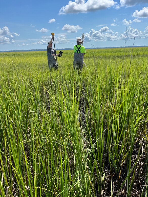 The contracting team of EA Engineering, Inc. and Marstel-Day recently completed fieldwork to collect information that will be used to strategically plan for beneficial use of dredge material opportunities around the Naval Facility.
