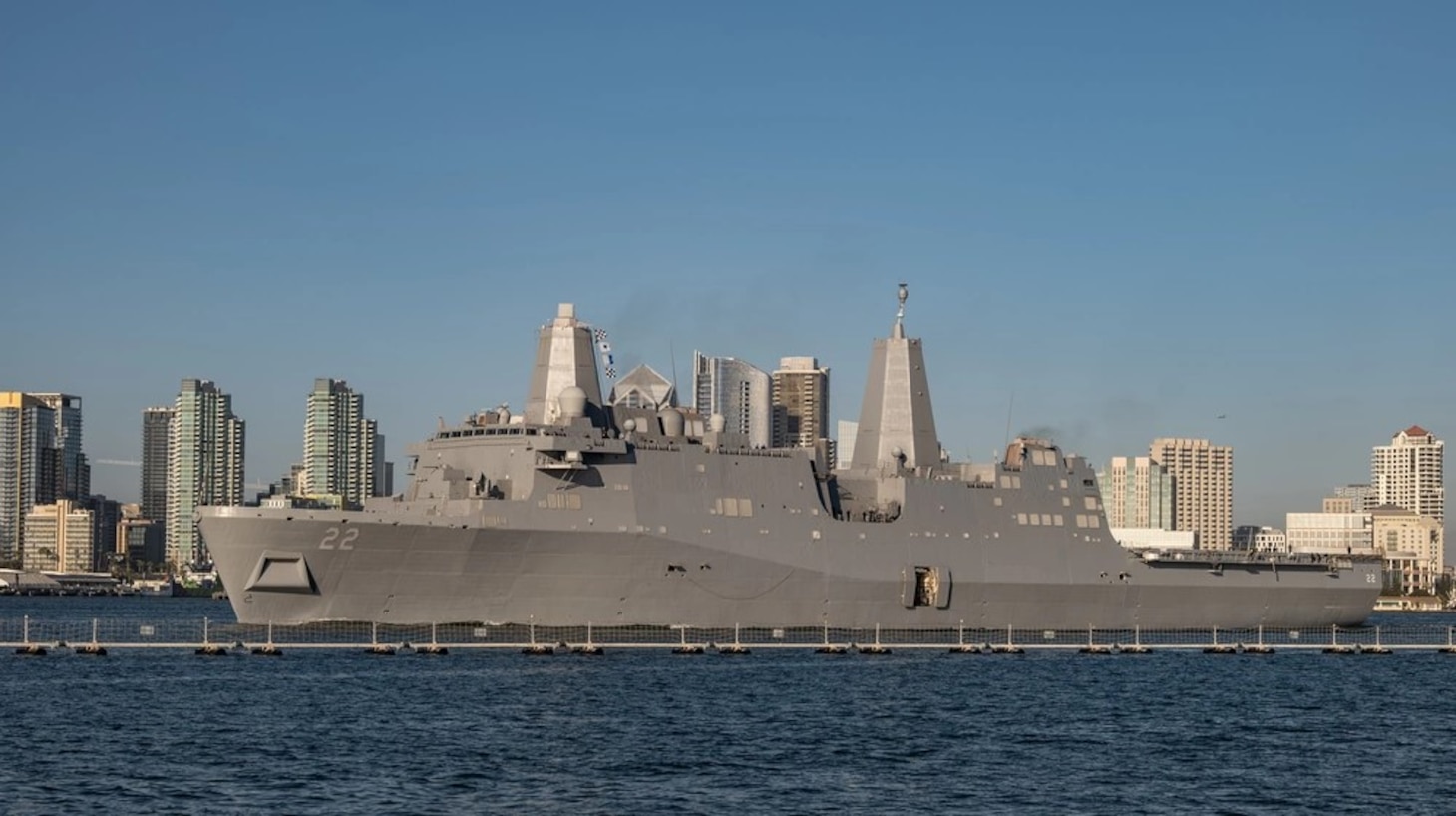 USS San Diego departs for Japan