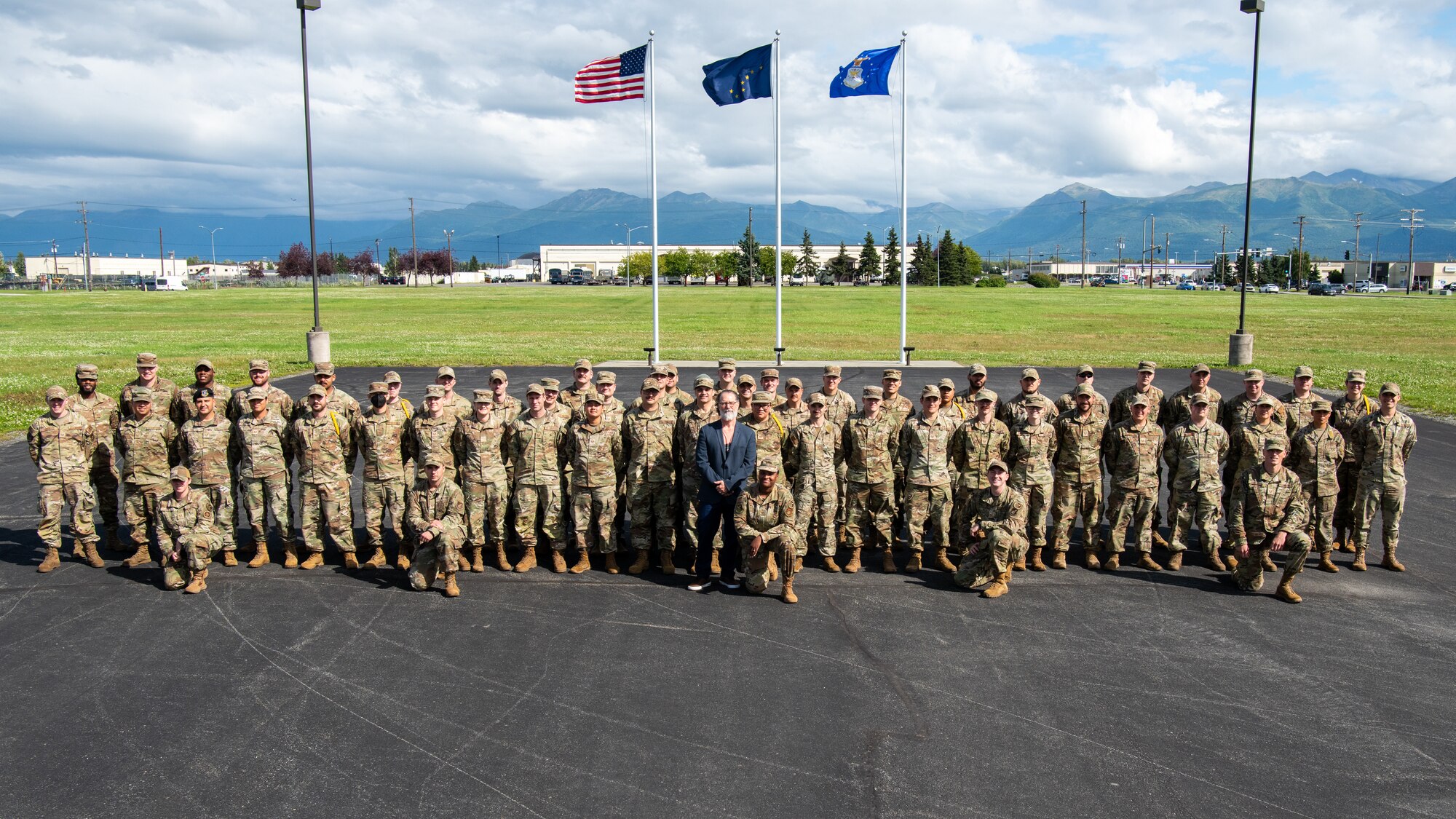 Towberman hosted a development seminar where he answered questions for Airmen and shared stories about his life and his career.