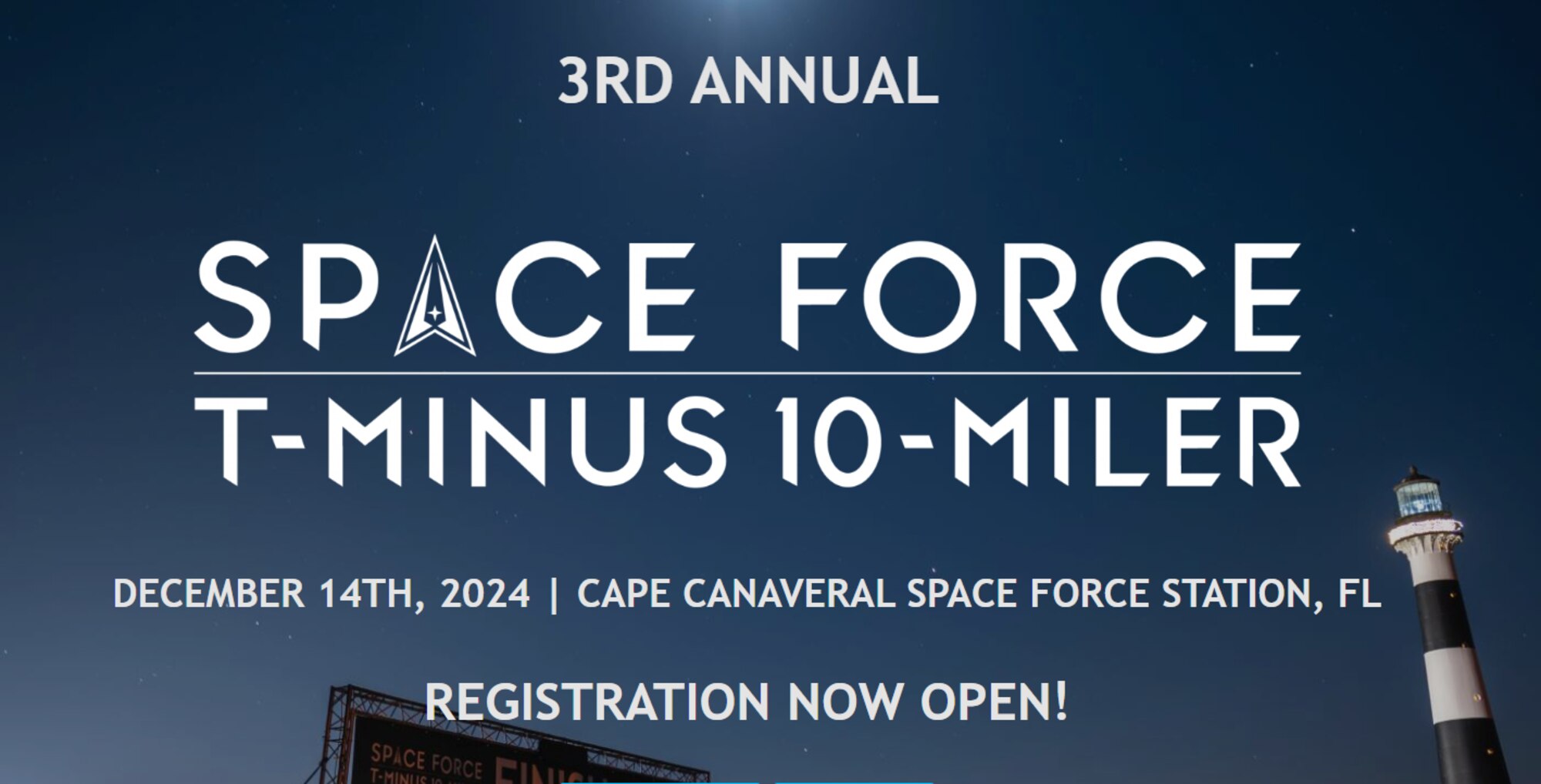 Graphic for the 3rd Annual T-Minus 10-Miler at Cape Canaveral Space Force Station, Florida, Dec. 14, 2024. (Courtesy Graphic)