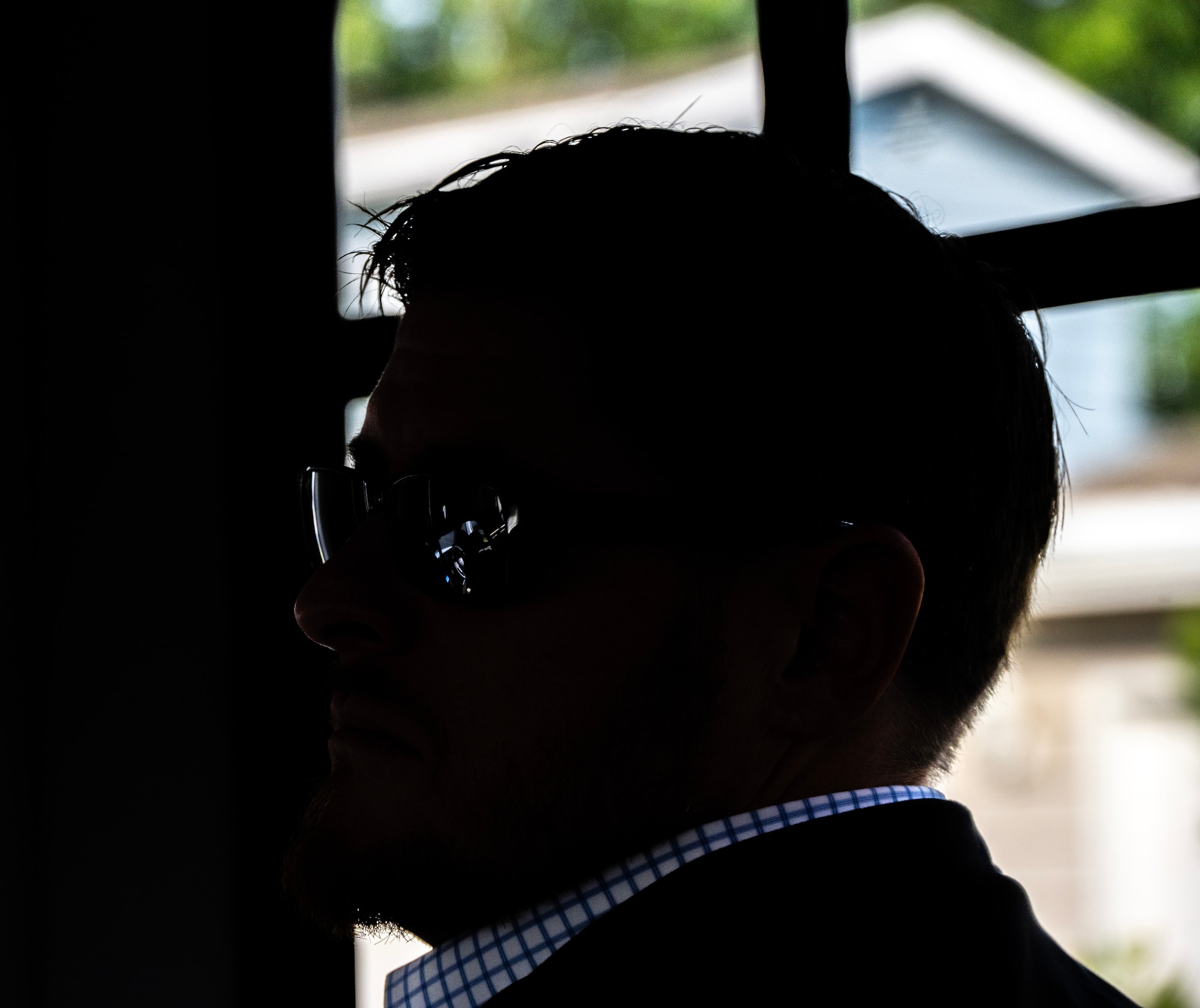 The Honorable Brendan Owens, Assistant Secretary of Defense for Energy, Installations and Environment, receives a windshield tour of the base housing area at Minot Air Force Base, North Dakota, Aug. 19, 2024. This visit was intended to give Owens a first-hand look at Team Minot’s facilities and capabilities while showcasing the installation's modernization efforts. (U.S. Air Force photo by Airman 1st Class Alyssa Bankston)