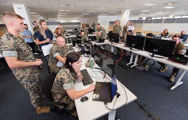 NIWC Atlantic Develops Portal to Virtual World, Hosts Marines for Coast-to-Coast LVC Experiment