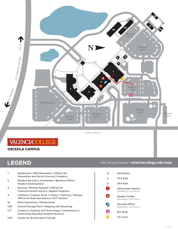 Valencia College Map
