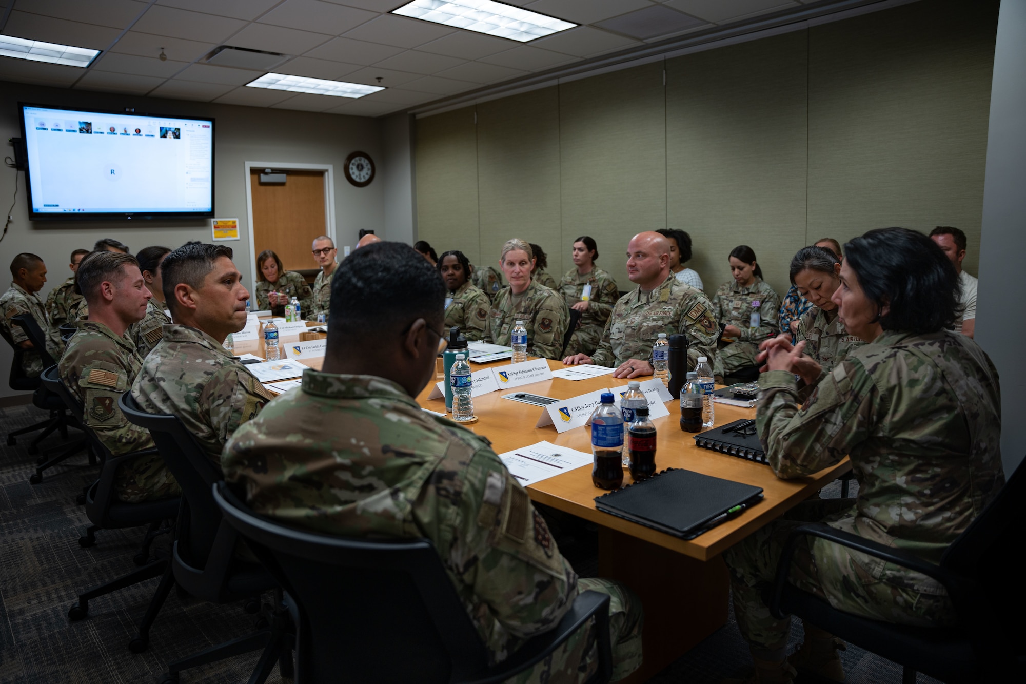 U.S. Air Force Maj. Gen. Jeannine M. Ryder, commander of the Air Force Medical Agency and director of the Defense Health Network Continental, visits the 27th Special Operations Medical Group at Cannon Air Force Base, New Mexico, Aug. 12, 2024. Due to its remote and isolated location, the 27th SOMDG generates creative solutions for its unique healthcare challenges, such as addressing limited medical specialty care by bringing certified medical specialists to the base with the Circuit Rider Program (U.S. Air Force photo by Senior Airman Mateo Parra)