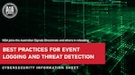 CSI: Best Practices for Event Logging and Threat Detection