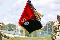 U.S. Soldiers with the 56th Stryker Brigade Combat Team, 28th Infantry Division, Pennsylvania National Guard are honored during a deployment ceremony at Strickler Field at Fort Indiantown Gap, Pennsylvania, Aug. 21, 2024.