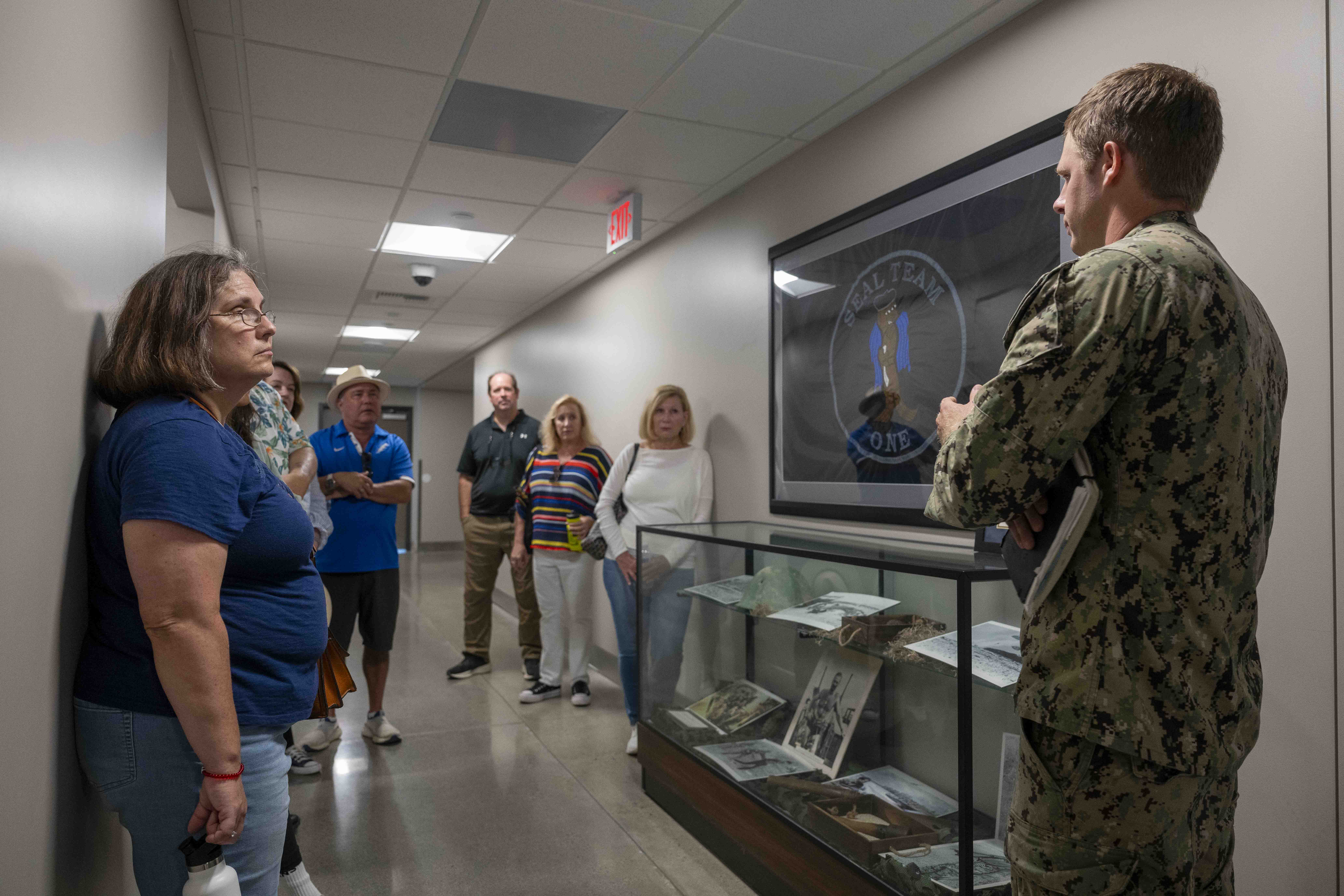 Billy Machen Gold Star Family Visits NSWG-1