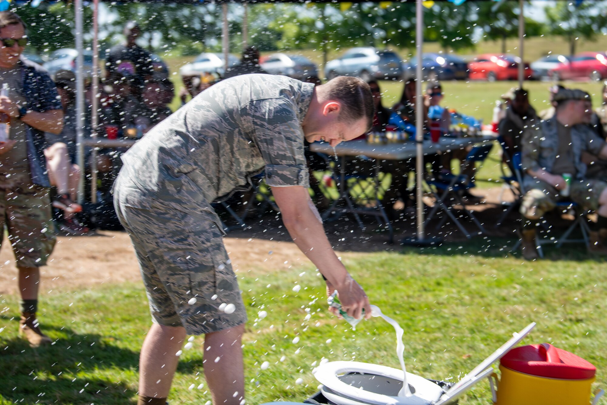 A Pathfinder contributes to a Grog Bowl