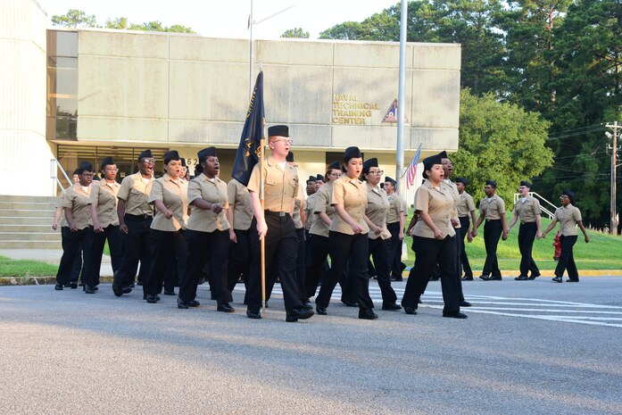 Naval Technical Training Center Meridian March Down