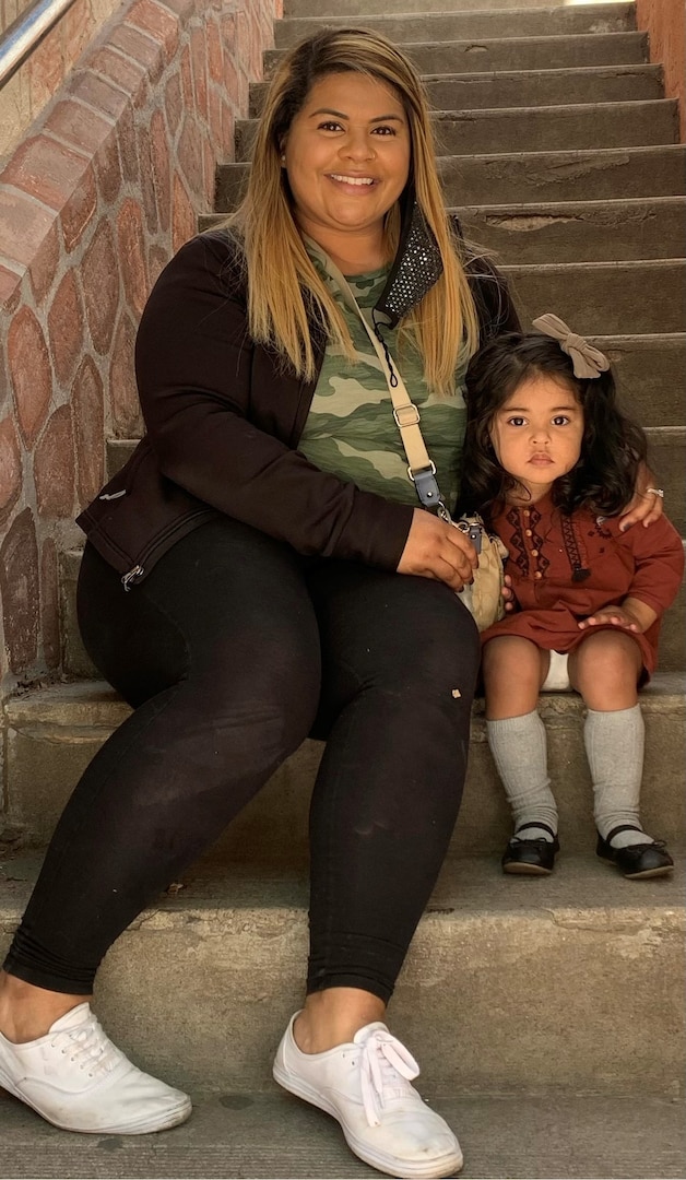 Robin Campbell and her daughter pose for a photo at the start of her life-long journey to be the healthiest version of herself. That road to wellness included a stop at Evans Army Community Hospital’s Bariatric Surgery Center of Excellence, where she underwent bariatric surgery which has helped her lose more than 100 pounds.