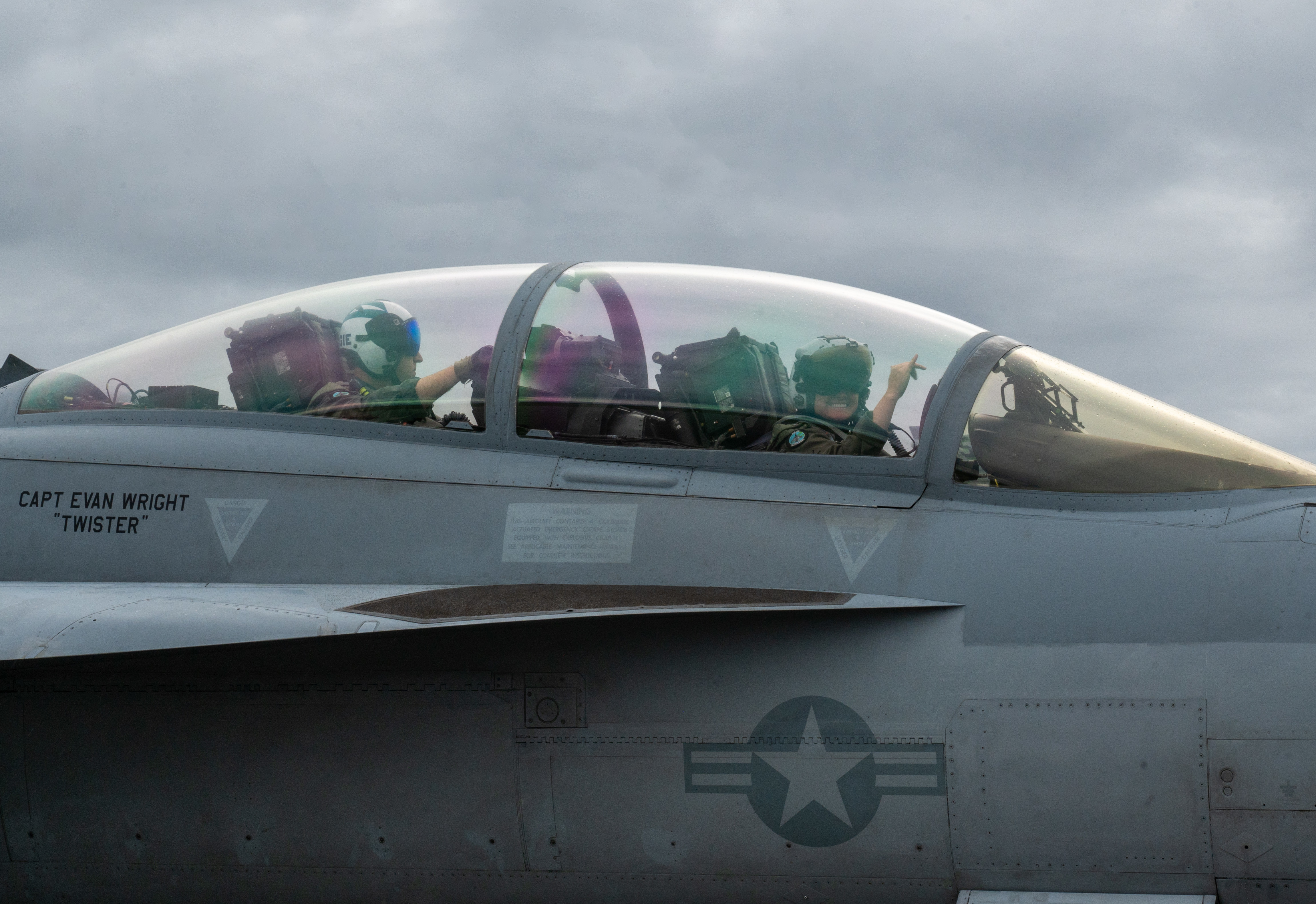 U.S. Navy Preps EA-18G Growler for takeoff during Red Flag