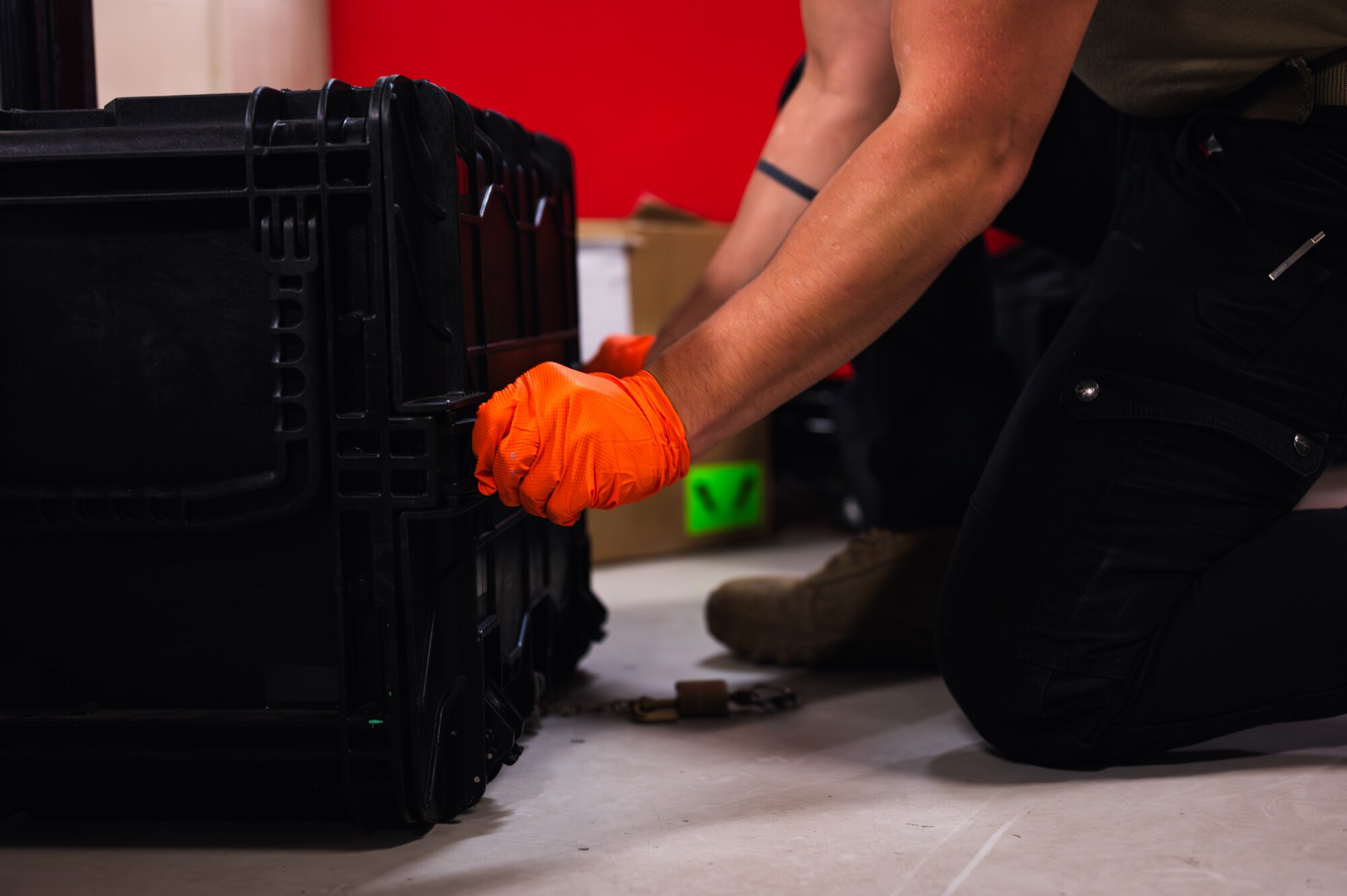 Airmen opens up tool box