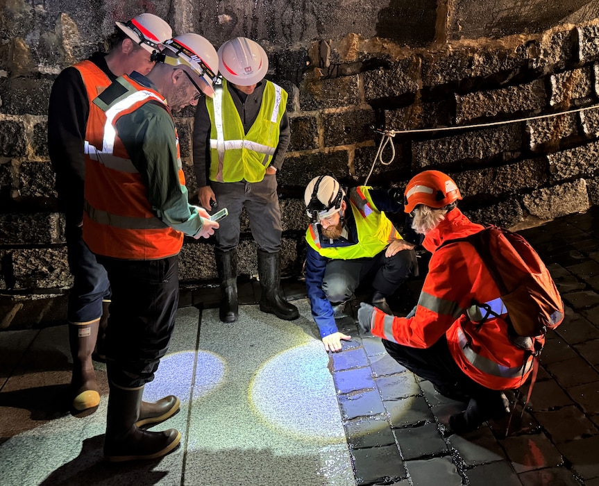 Staff from the U.S. Army Corps of Engineers – Alaska District toured dam infrastructure in the heart of the rugged Swiss Alps as part of a temporary duty trip. After cataloguing their findings abroad, the team returned to Alaska with a renewed perspective for the improvement of the Lowell Creek Flood Diversion project set in similar mountains near Seward.