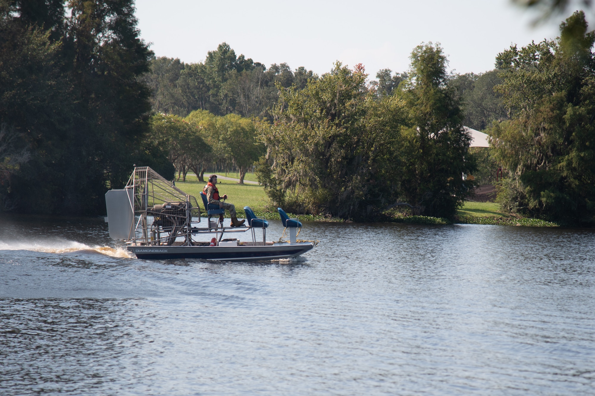 photos of Moody Air Force Base's air boat