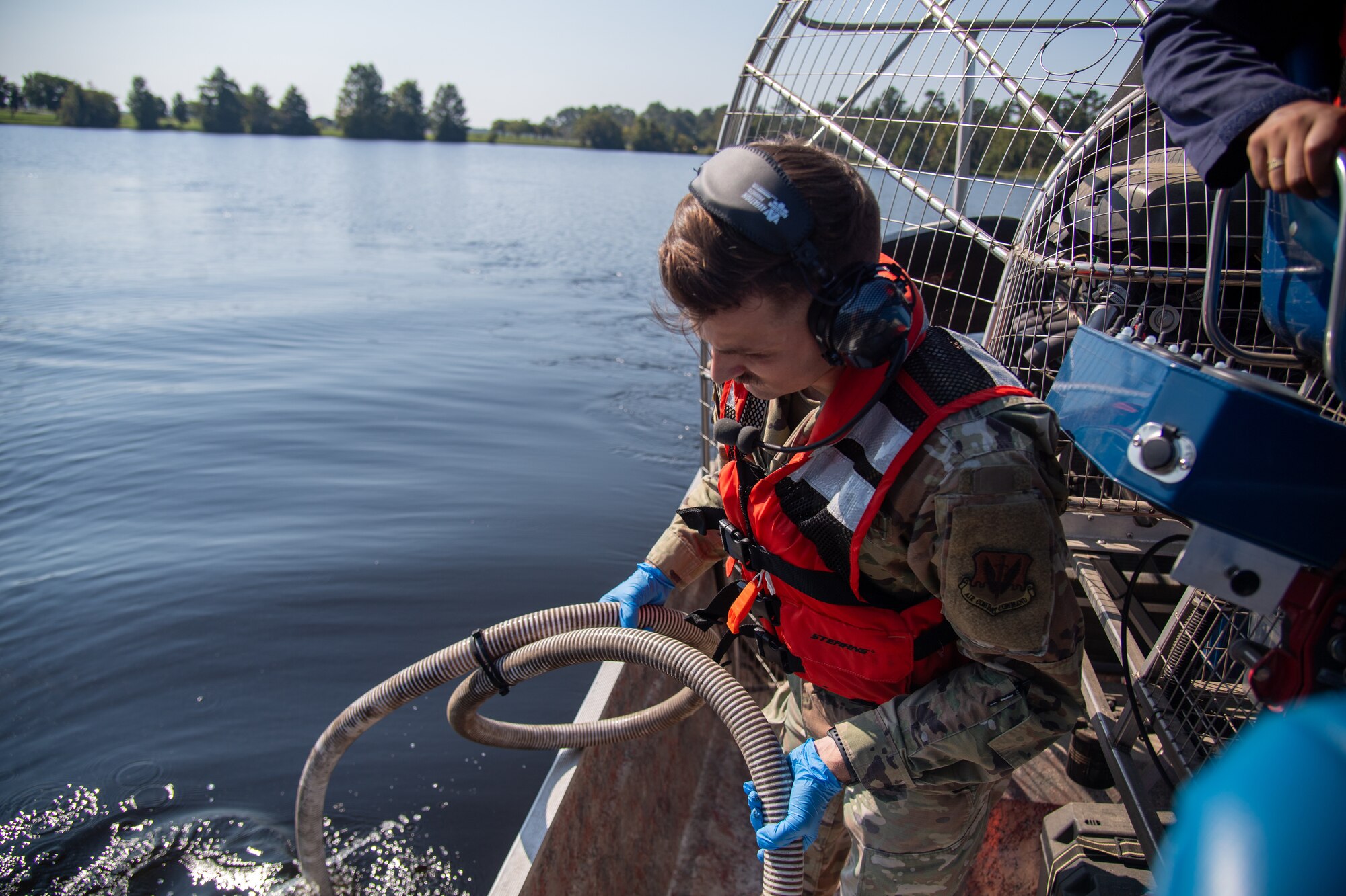 photos of Moody Air Force Base's air boat