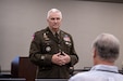 Maj. Gen. Haldane B. Lamberton speaks to municipality representatives during the Governor's Local Issues Conference