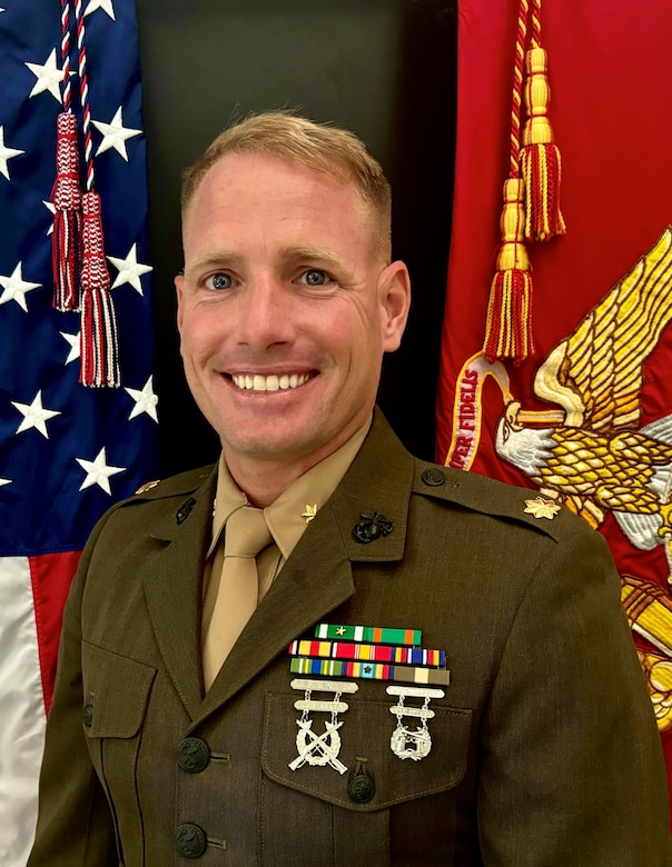 Major Seth E. Davies, Inspector - Instructor, FOX COMPANY, 2D BATTALION, 23D MARINE REGIMENT