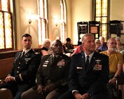 Members of the District of Columbia National Guard in collaboration with Historic Congressional Cemetery participate in a community-wide program and wreath laying ceremony honoring the dozens of D.C. Militia members buried at the cemetery who fought in the Battle of Bladensburg, in Washington, D.C., on Aug. 24, 2024. The ceremony featured remarks from various speakers and recognized the Militiamen who defended the nation’s capital on August 24, 1814.