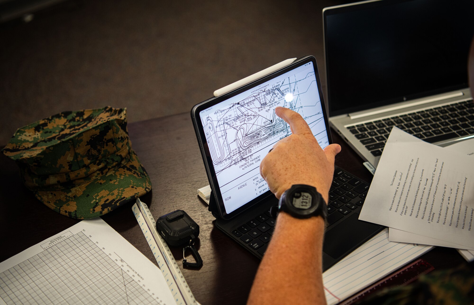 Plans Examiner Course coursework being completed.