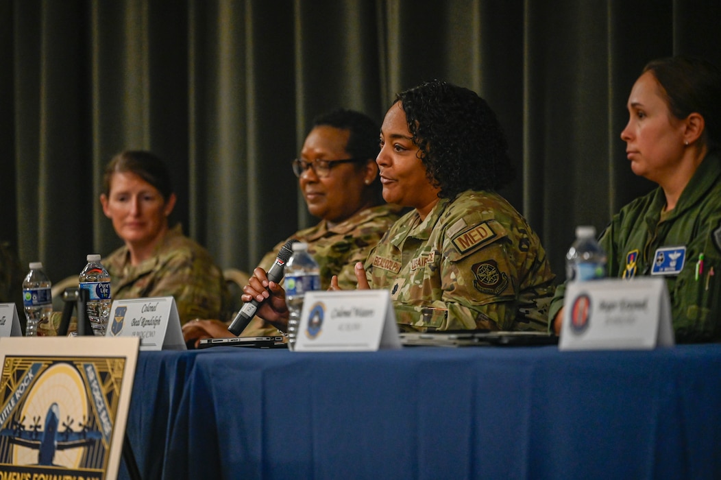 Members of Team Little Rock hold a panel for Women’s Equality Day at Little Rock Air Force Base, Arkansas, Aug. 26, 2024. The Nineteenth Amendment marked a critical milestone in our nation’s history, but it did not guarantee the right to vote for all. For many women of color, that right would not be secured until decades later when the Voting Rights Act of 1965 was passed.