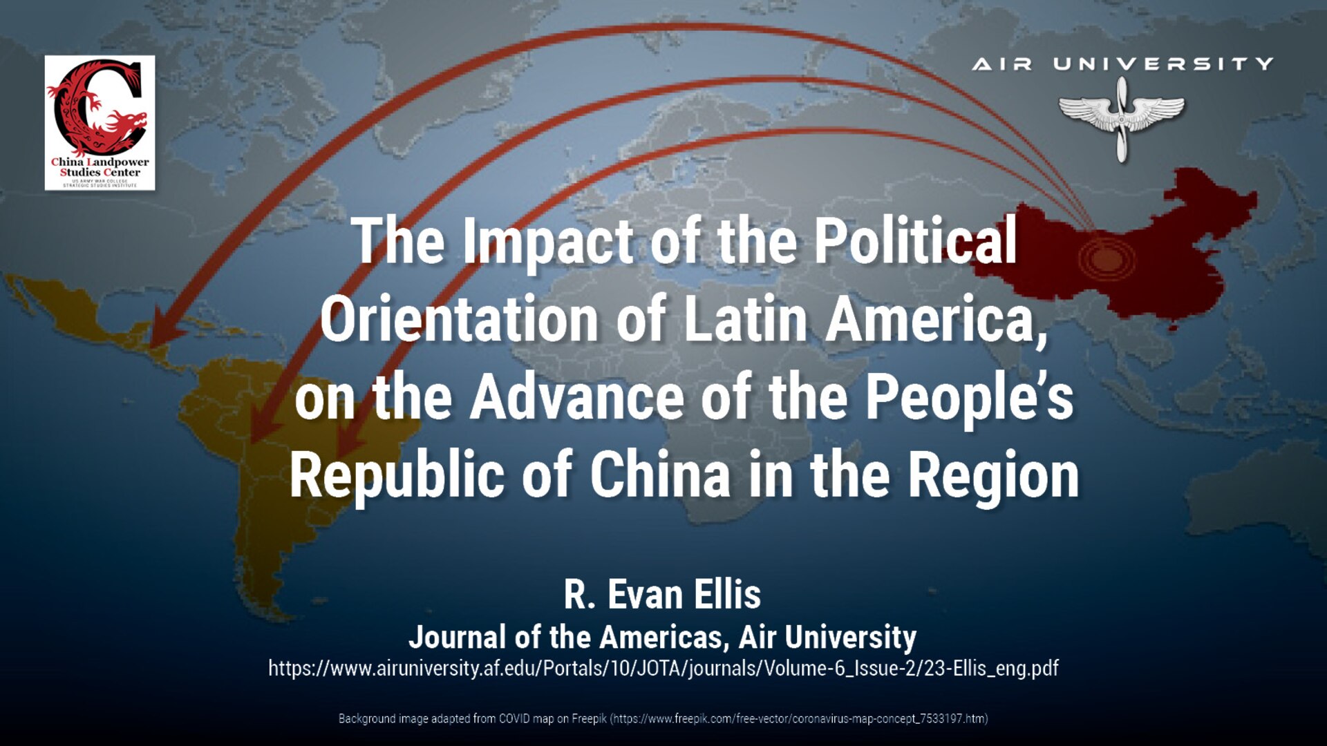 The Impact of the Political Orientation of Latin America, on the Advance of the People’s Republic of China in the Region
R. Evan Ellis