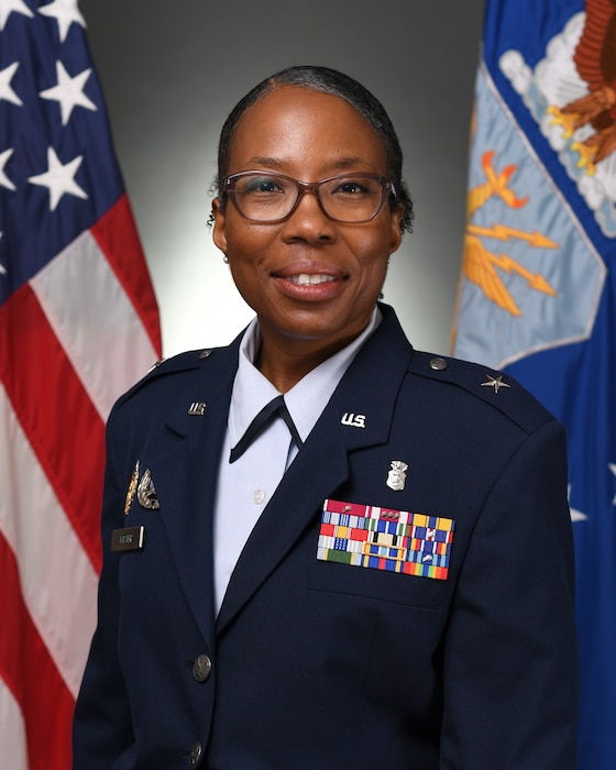 This is the official portrait of Brig. Gen. Gwendolyn A. Foster.
