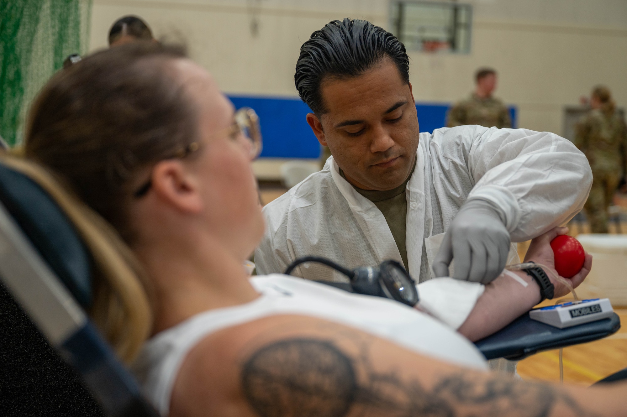 A positive' experience: Yokota medics revive mainland blood drive