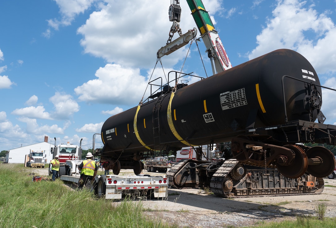 Rail tank cars added to petroleum training program at Fort Barfoot