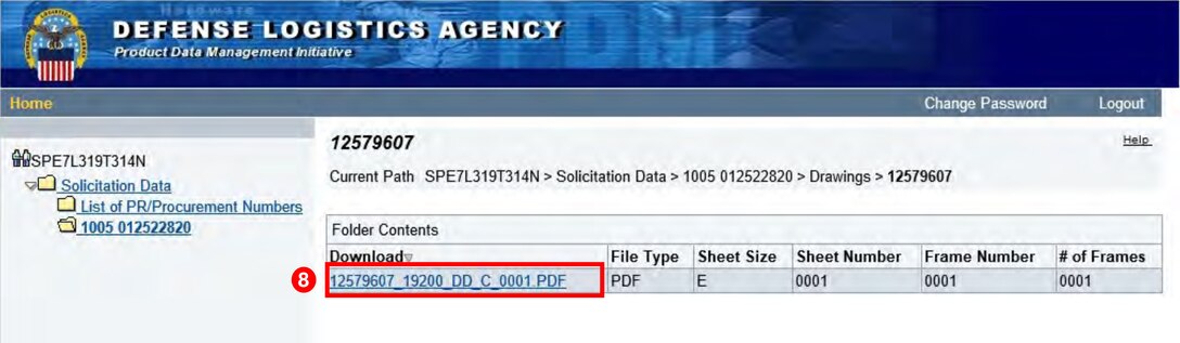 Download the tech data by clicking on the link in the Download column.