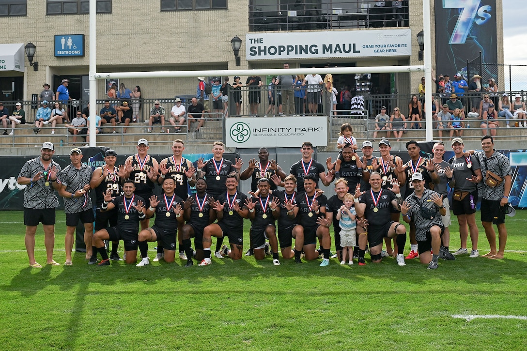 The 2024 Armed Forces Men’s Rugby Championship hosted at Infinity Park in Glendale, Colo. from Aug. 23 to Aug 25 features service members from the Army, Marine Corps, Navy, Air Force and Coast Guard. Teams will battle it out for gold. (DoD photo by EJ Hersom)