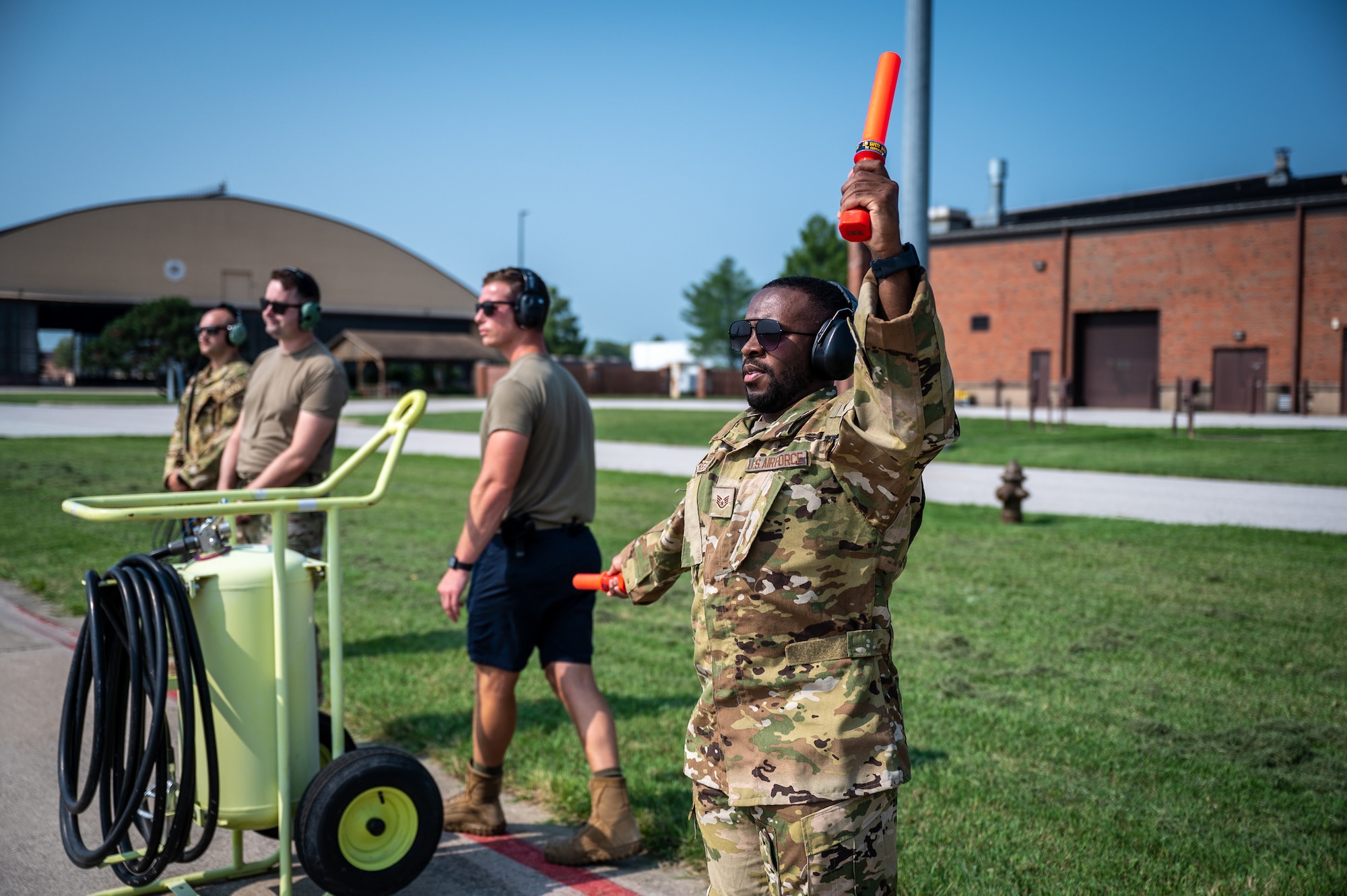 Maintainers from the 932nd Airlift Wing’s 932nd Aircraft Maintenance Squadron are hosting their active-duty counterparts from the 89th Maintenance Group, Andrews AFB in a total force integration training affair.