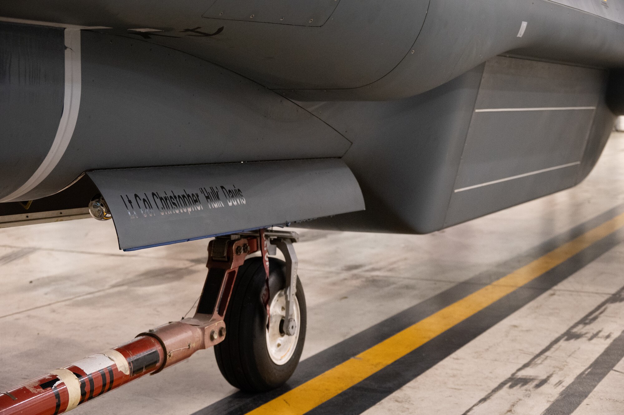 An RQ-4B Global Hawk assigned to Grand Forks Air Force Base’s 319th Reconnaissance Wing arrives at a hangar.