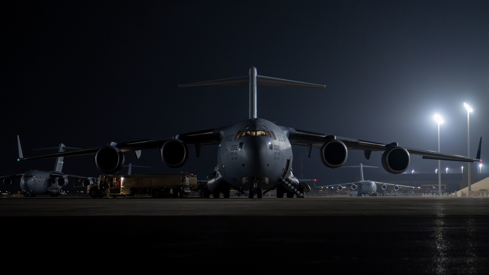 he 379th ELRS Fuels Flight supports 20 partnered nations throughout the USCENTCOM AOR. These regional partners operate alongside the 379th Air Expeditionary Wing in support of the Ninth Air Force’s (U.S. Air Forces Central) mission to maintain peace and stability across the region. (U.S. Air Force photo)